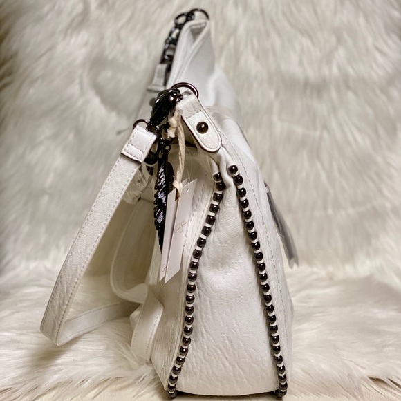 Jessica Simpson Camile Studded Crossbody Satchel - Picture 3 of 8